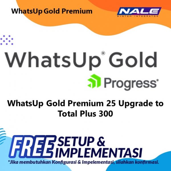 WhatsUp Gold Premium 25 Upgrade to Total Plus 300