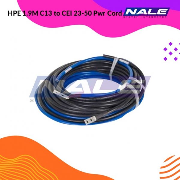 HPE 1.9M C13 to CEI 23-50 Pwr Cord (J9886A)
